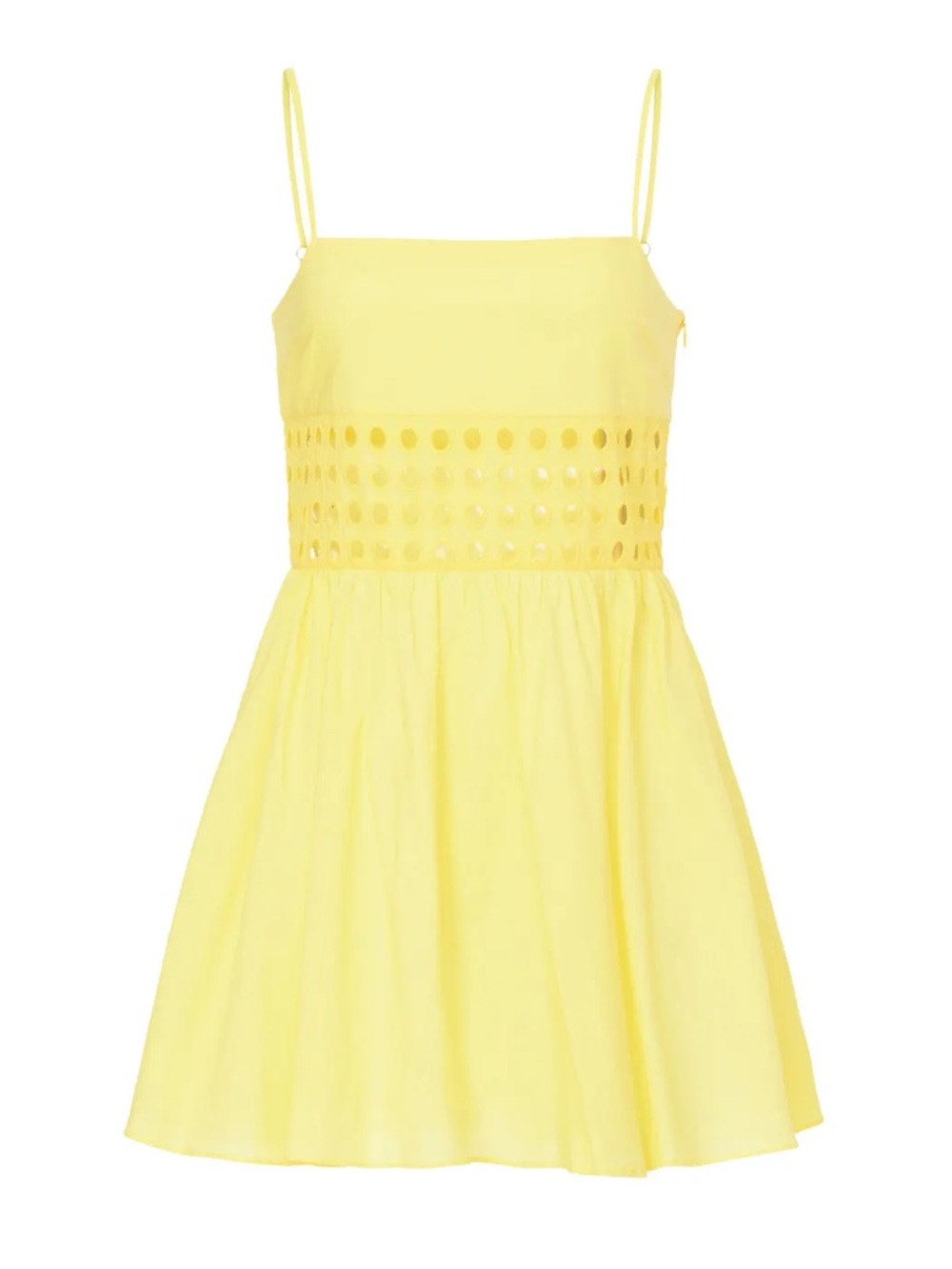 SOLID & STRIPED Amelia Eyelet Mini Dress